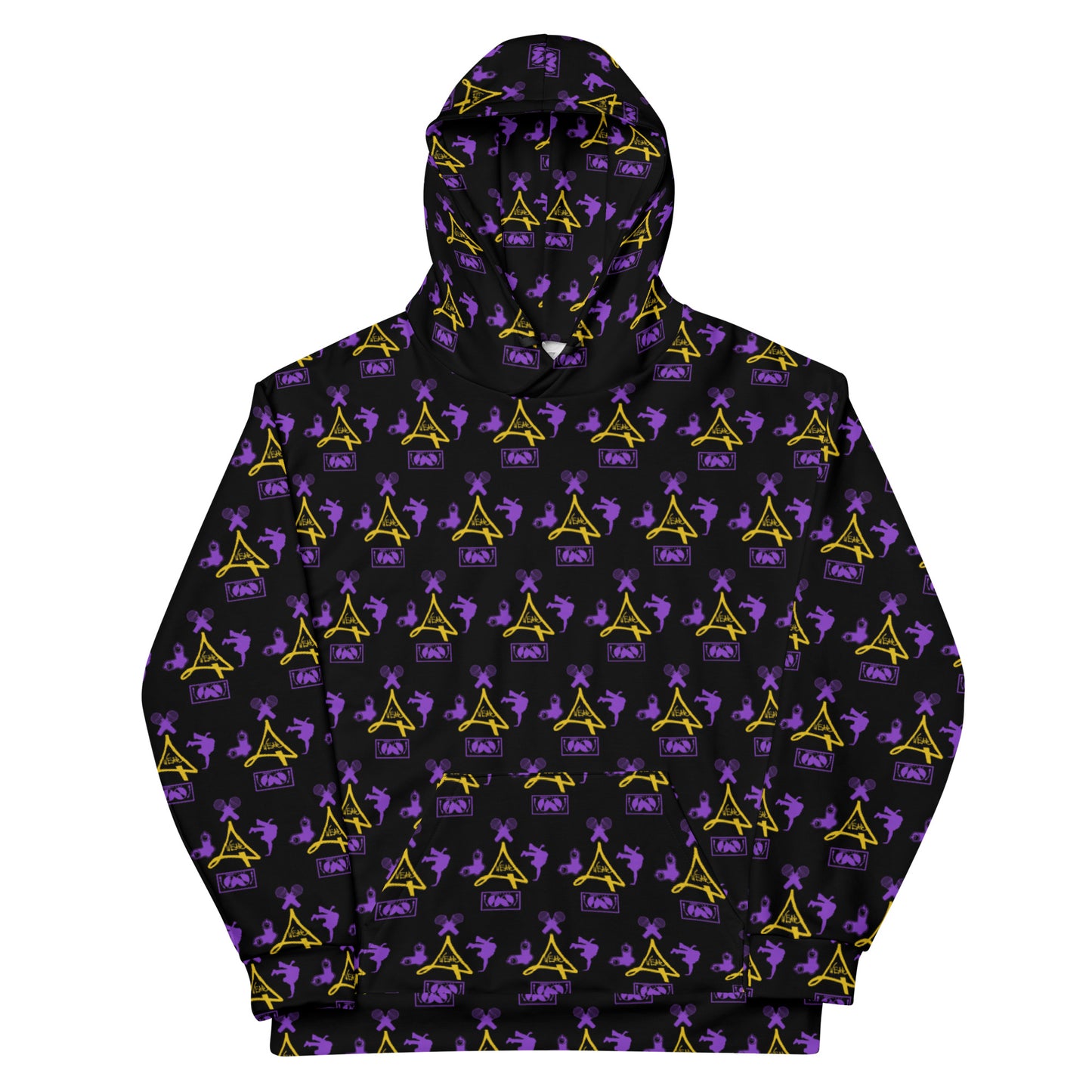 Q Wear 4 Elements All-Over Print Hoodie