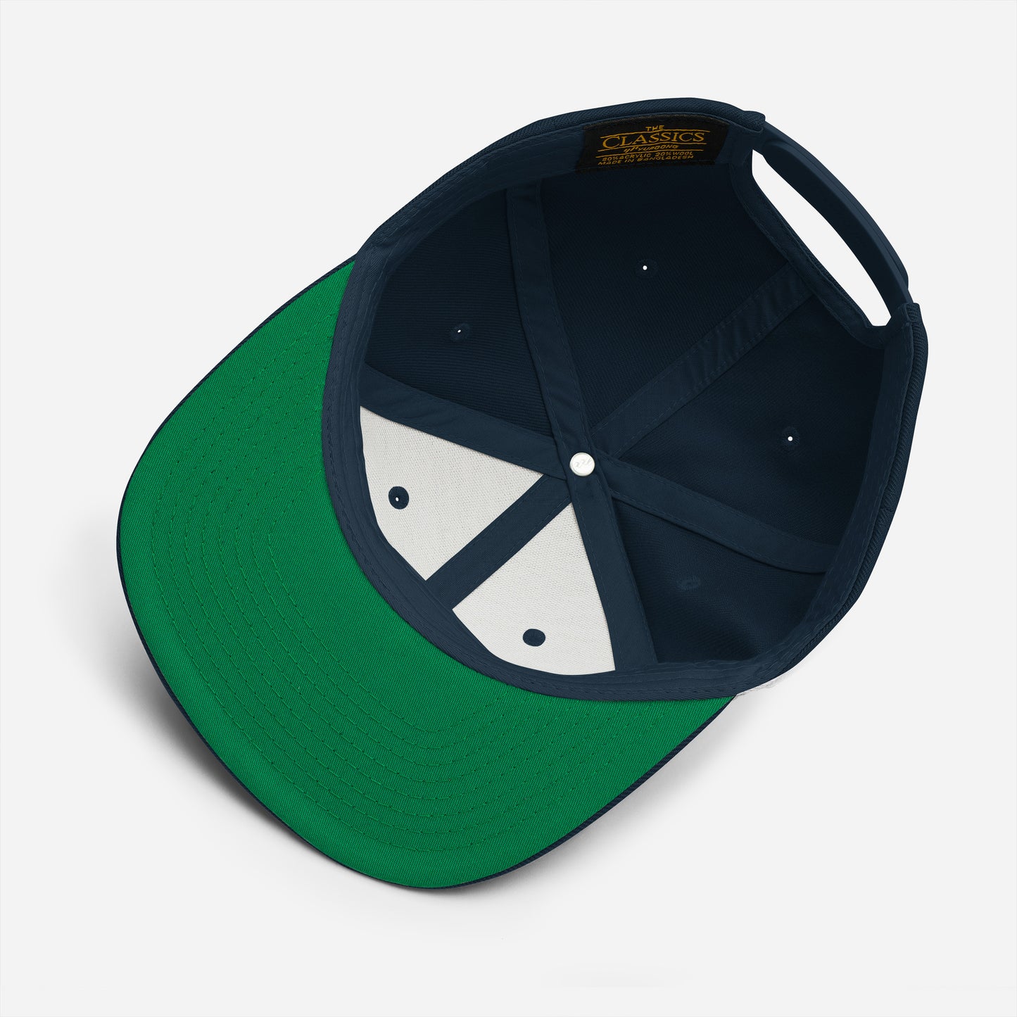 Retro Yellow Q Snapback Hat