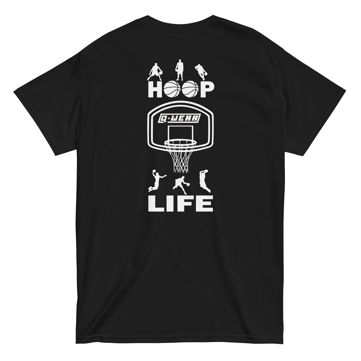 Q Wear Hoop Life T-shirt (White Logo)