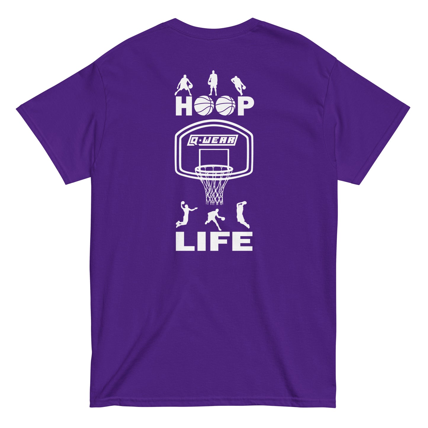 Q Wear Hoop Life T-shirt (White Logo)
