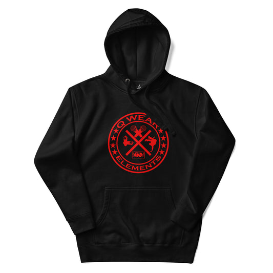 4 Elements Hoodie - Red Logo