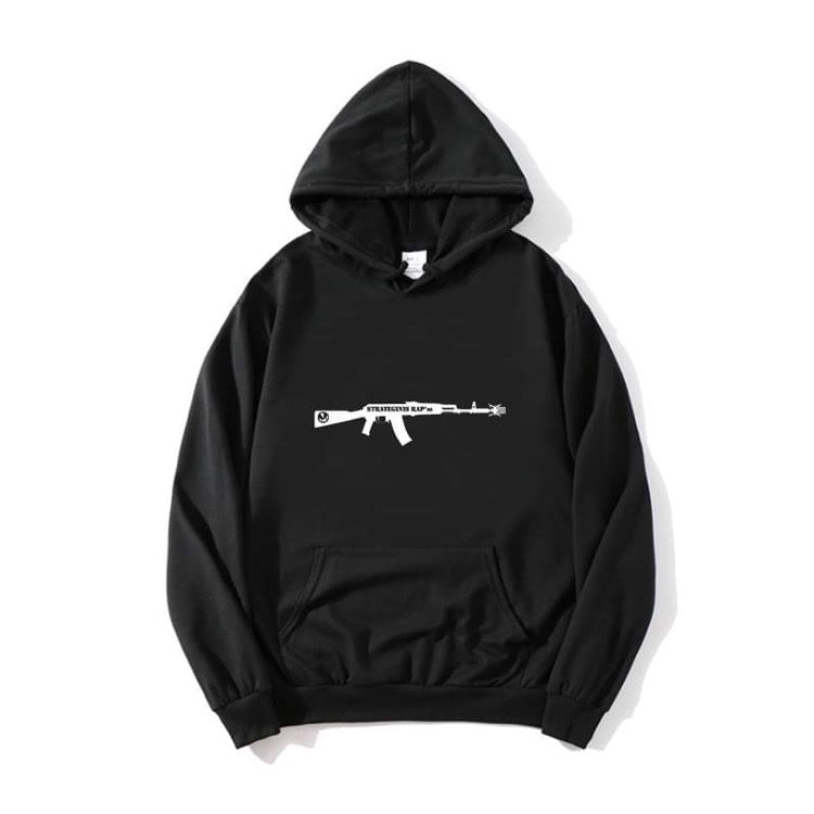 Strateginis Rap’as Black Hoodie